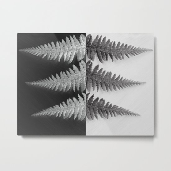OPPOSITES LOVE - Ferns love Metal Print