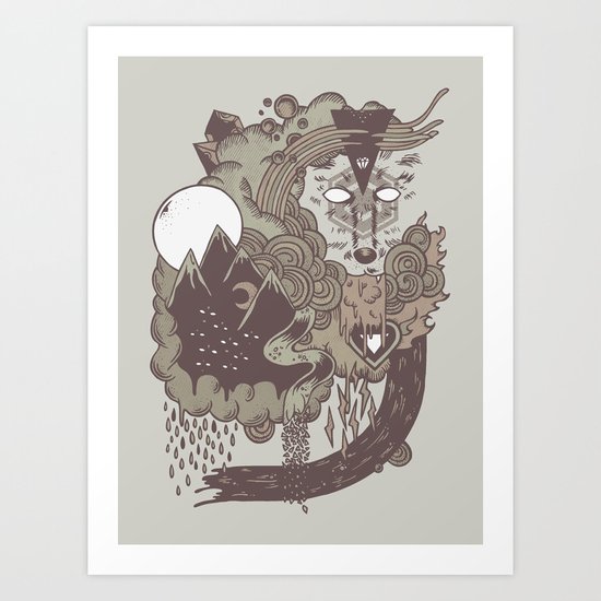 Leader of the Pack Art Print