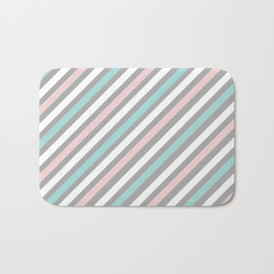 INFINITE LINES (abstract pattern) Bath Mat