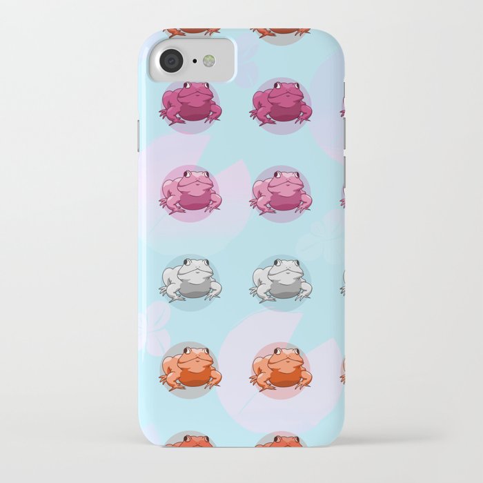 Lesbian Pride Frogs iPhone Case