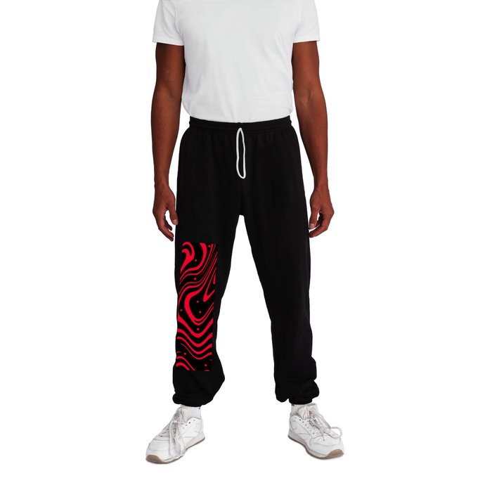 Black and White Collage Sweatpants