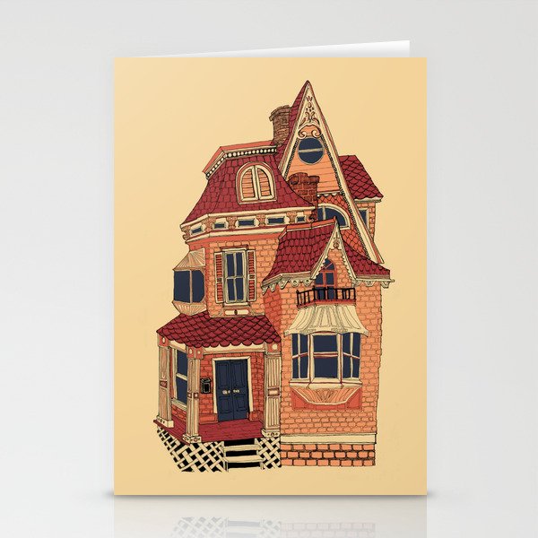 Victorian House Stationery Cards