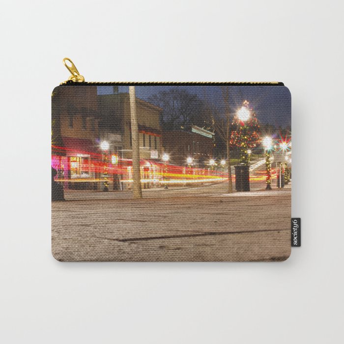 Downtown Blacksburg Christmas Carry-All Pouch