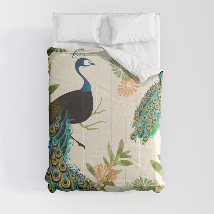 Peacocks Comforter