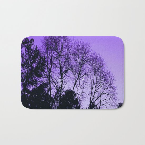 Purple Sunset Bath Mat