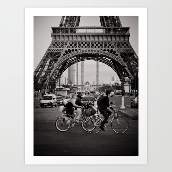 Paris love Art Print