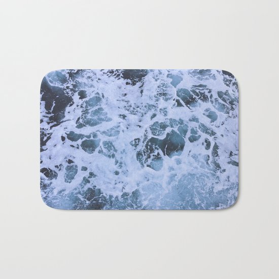 Ocean Waves Bath Mat