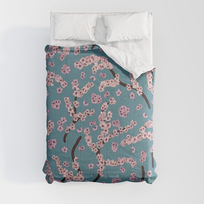 Isadore Kennesi - Dazzlin Dapplin Blossoms Comforter