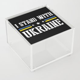 I Stand With Ukraine Acrylic Box