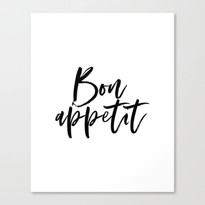 Bon Appetit Print Bon Appetit Sign Kitchen Sign Kitchen Wall