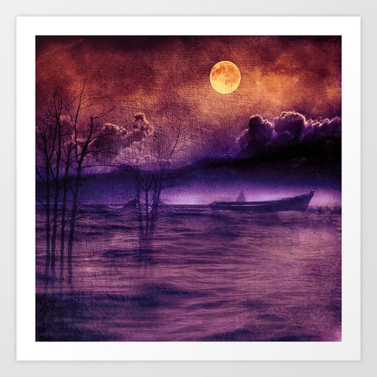 purple trip Art Print