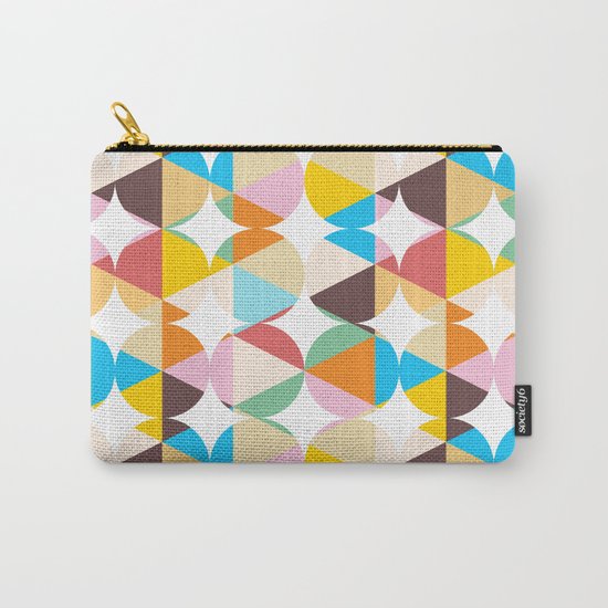 Retro Geometry #society6 #decor #buyart Carry-All Pouch