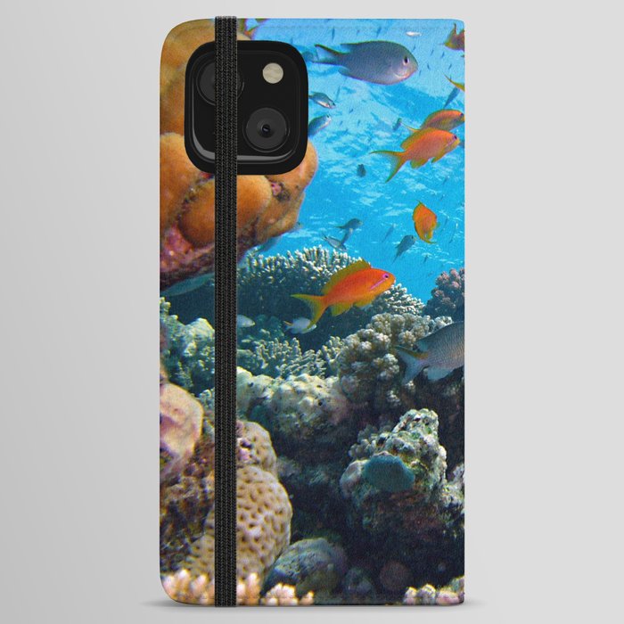 Underwater Photography Coral Reef iPhone Wallet Case