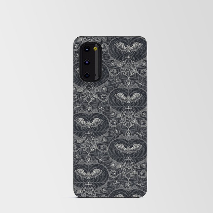Gothic lace-bats-black Android Card Case