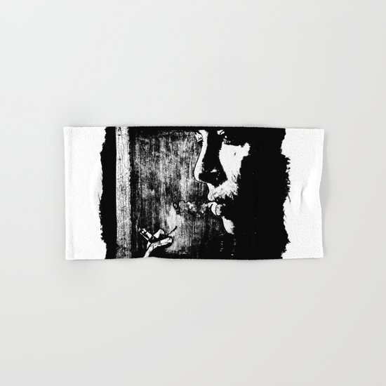 SMOKE - black version Hand & Bath Towel