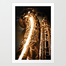Tenor Saxophone - MIDQ01 Art Print