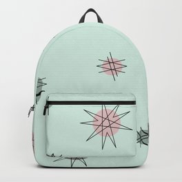 Atomic Age Starburst Planets Mint Green Chocolate Backpack