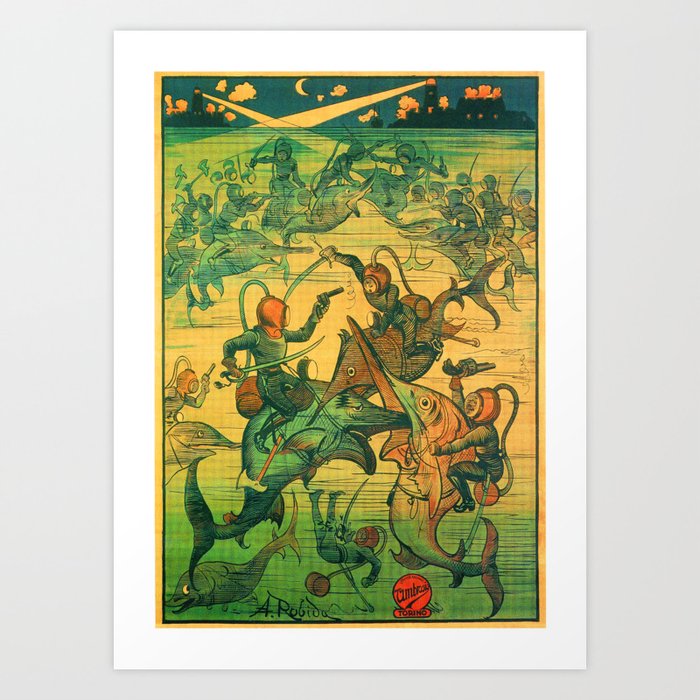 The Very Extraordinary Journeys of Saturnin Farandou Art Print