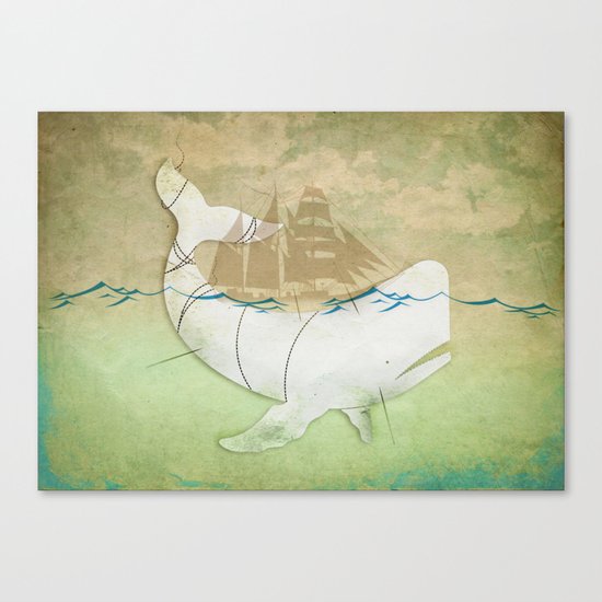 The ghost of Captain Ahab Canvas Print