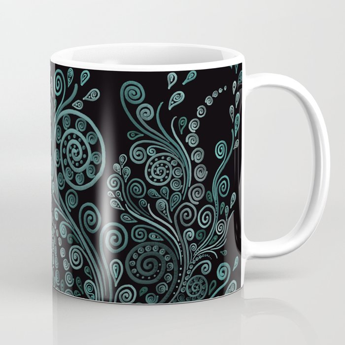 Teal ornaments Coffee Mug