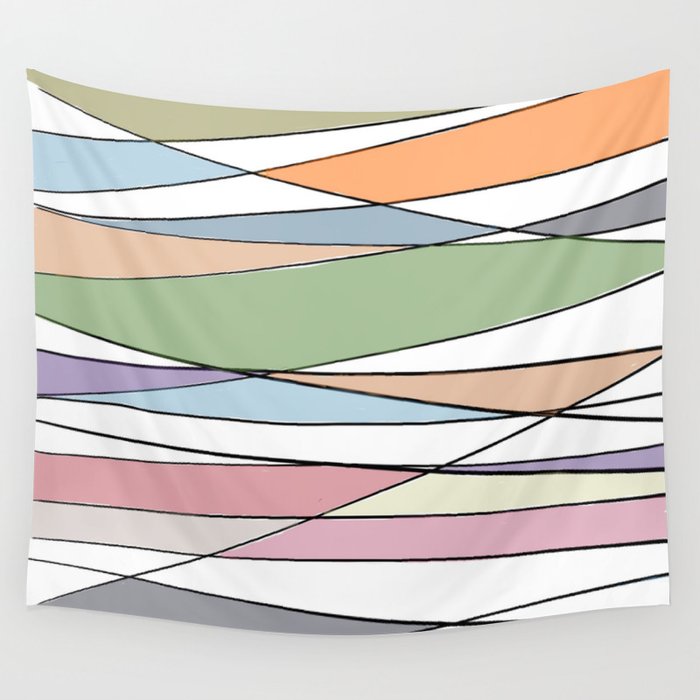 Intersecting Lines Wall Tapestry