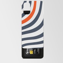 Red White and Blue French Stripe Android Card Case