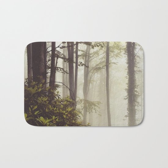 misty forest Bath Mat