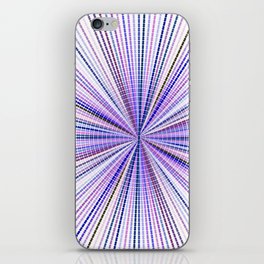 Purple Line Pattern iPhone Skin