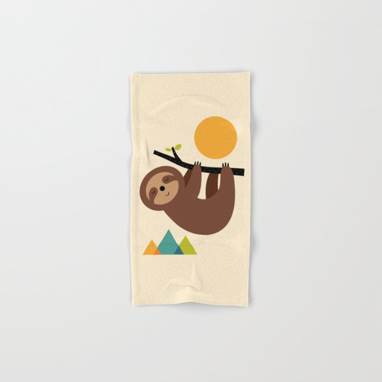 Keep Calm And Live Slow Hand & Bath Towel