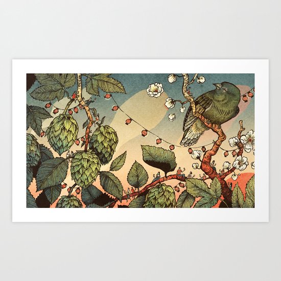 Summer Party Art Print