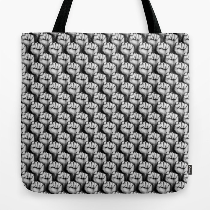 Fight the power / 3D render of raised fists Tote Bag