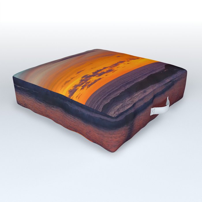 Lighthouse reflections Outdoor Floor Cushion