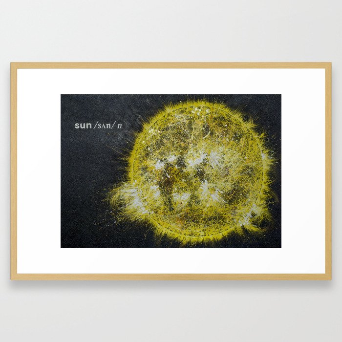 sun Framed Art Print