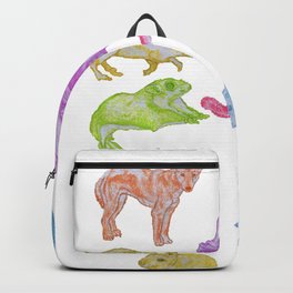 no need to see red, if they're colorful, but well bred! Backpack