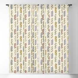 Winding Vines in Organic Colors Blackout Curtain by Beth Baxter Studio