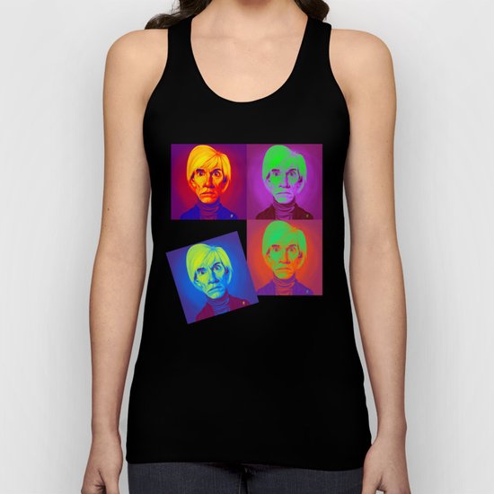 Celebrity Sunday - Andy Warhola on Andy Warhola Unisex Tank Top