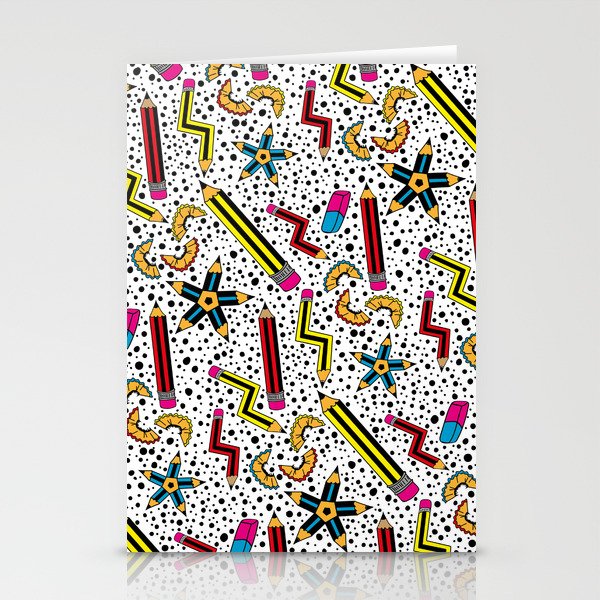 Pencils Print  Stationery Cards