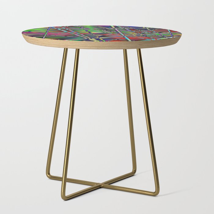 Colorful Abstract Side Table