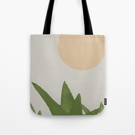 Aloe and moon Tote Bag