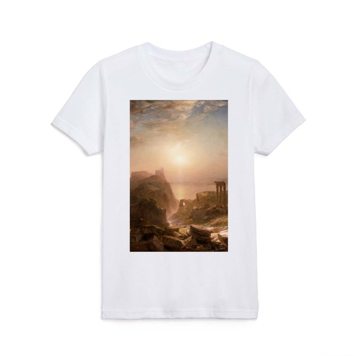 Frederic Edwin Church - Syria by the Sea - Hudson River School Oil Painting Kids T Shirt