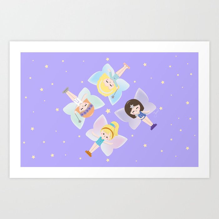 Polly Pocket Fairies Art Print By Guzel Society6