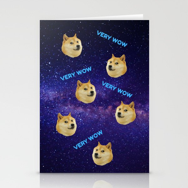 Very wow Doge wholesome Shiba Inu Stationery Cards