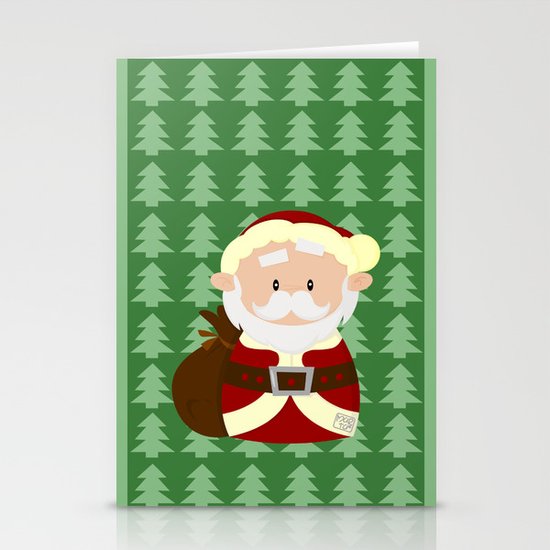 Santa Stationery Cards