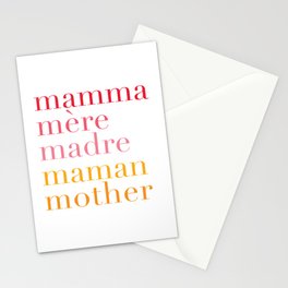 Mother Stationery Card
