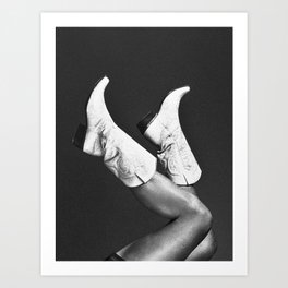These Boots - Noir II F / Black & White Art Print