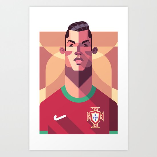 CR7 | A Selecção Art Print