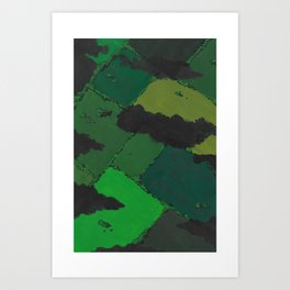 Field Grid Art Print