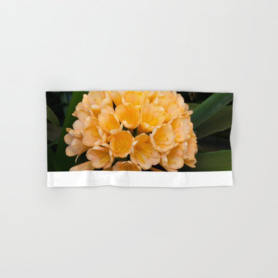 Clivia Apricot Hand & Bath Towel