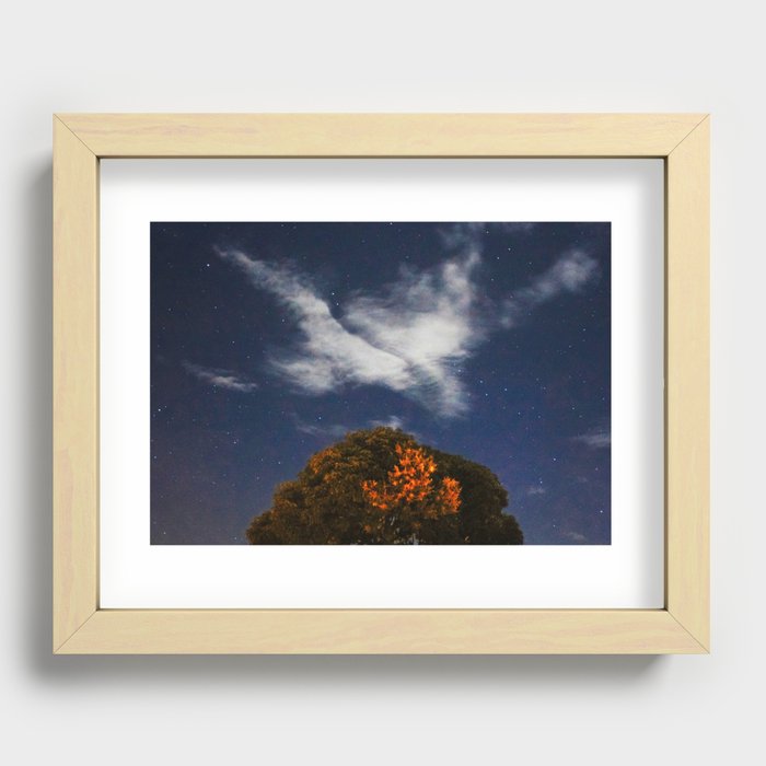 Cloud by Moonlight Recessed Framed Print