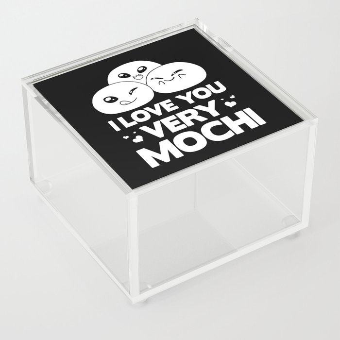 Mochi Ice Cream Donut Rice Cake Balls Acrylic Box